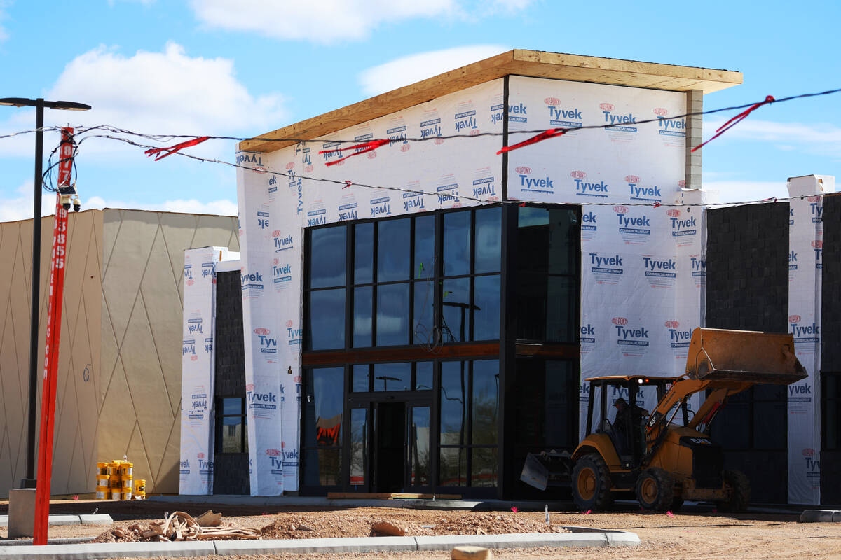 The construction site of the future Zippy's restaurant at Badura Avenue and Montessouri Street ...