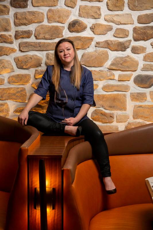Nicole Brisson, chef and partner of Brezza and Bar Zazu in Resorts World on the Las Vegas Strip ...