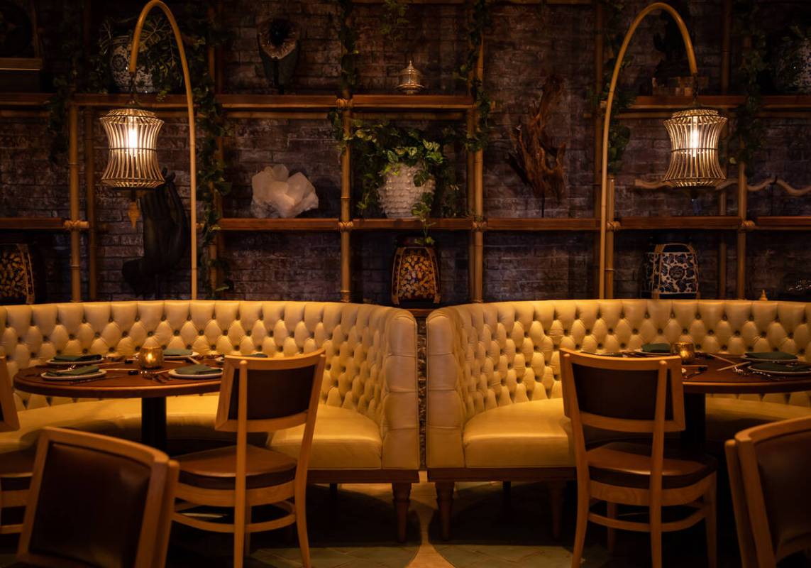 One of the dining rooms of the new Lotus of Siam restaurant in Red Rock Resort on Saturday, Nov ...