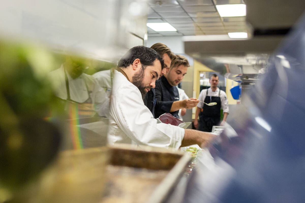 Chef Oscar Amador of Anima by EDO in Las Vegas has been named a 2023 finalist in the James Bear ...