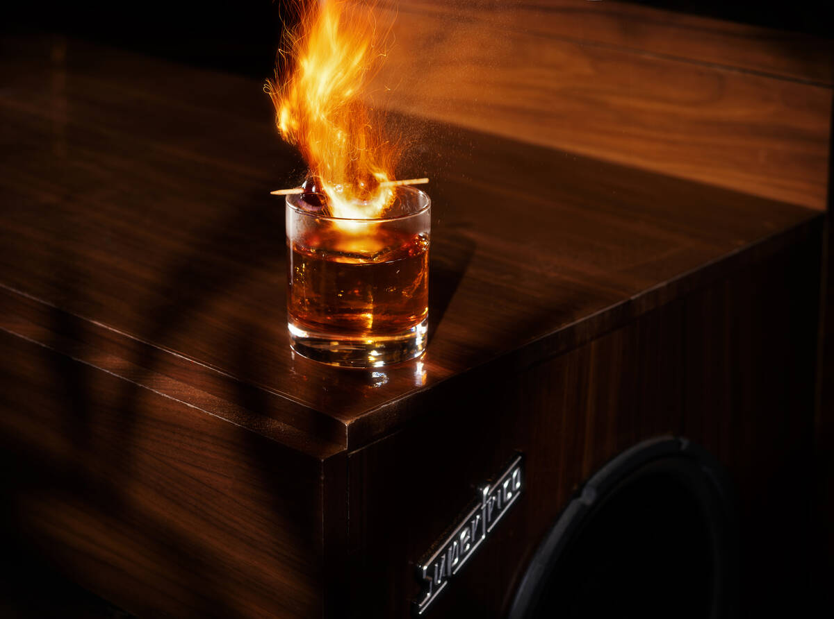 A One More Time with Feeling is on the spring 2023 cocktail menu at Superfrico in The Cosmpolit ...