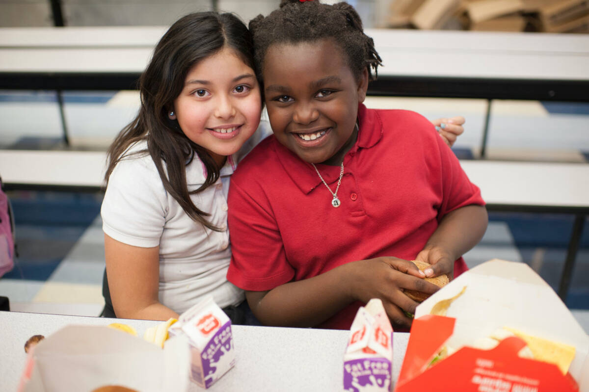 Three Square Food Bank presents its annual Bag Childhood Hunger Campaign in spring 2023. Donati ...