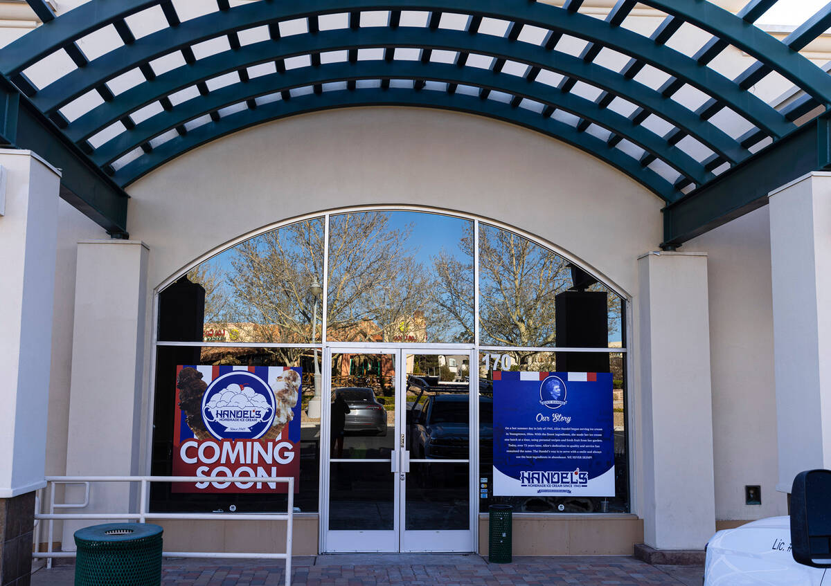 Construction is underway for a new location of popular Handel's Ice Cream shop at the Crossroad ...