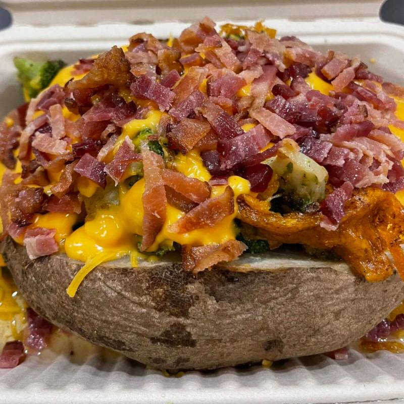 Getting Baked, a food truck that went bricks and mortar, specializes in creatively topped baked ...