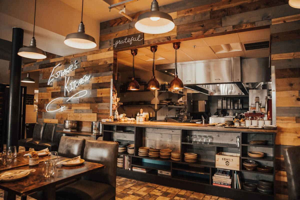 An interior view of Esther's Kitchen in downtown Las Vegas, named in April 2023 to the Tasting ...