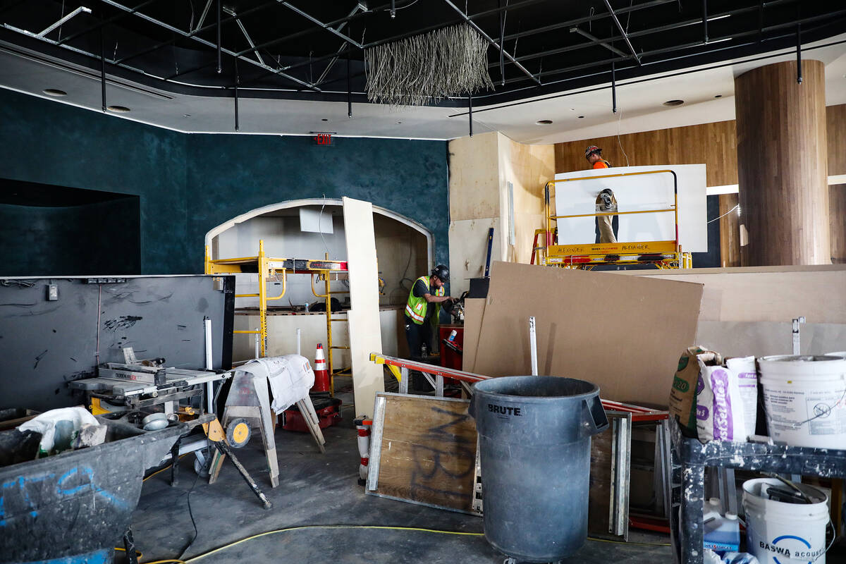 The main dining area of Ocean Prime, a seafood and steakhouse, at the mixed-use 63 at CityCente ...