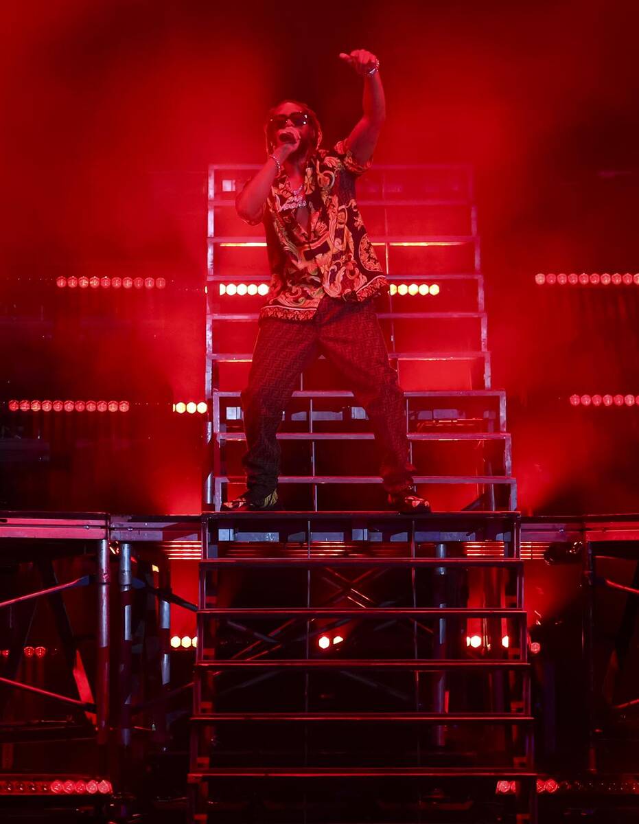 Lil Jon performs during the Lovers & Friends music festival on Saturday, May 14, 2022, in L ...