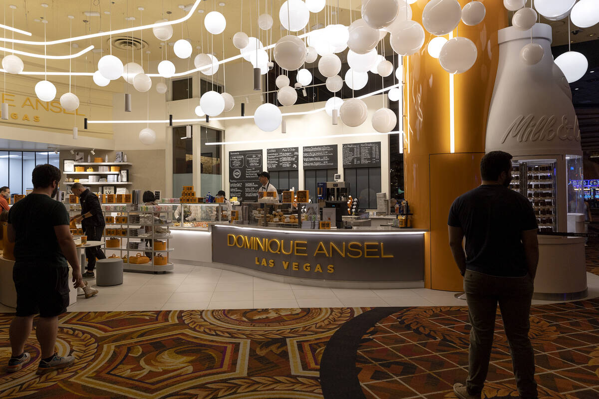 Dominique Ansel Bakery, home of the original Cronut, at Caesars Palace on Wednesday, April 19, ...