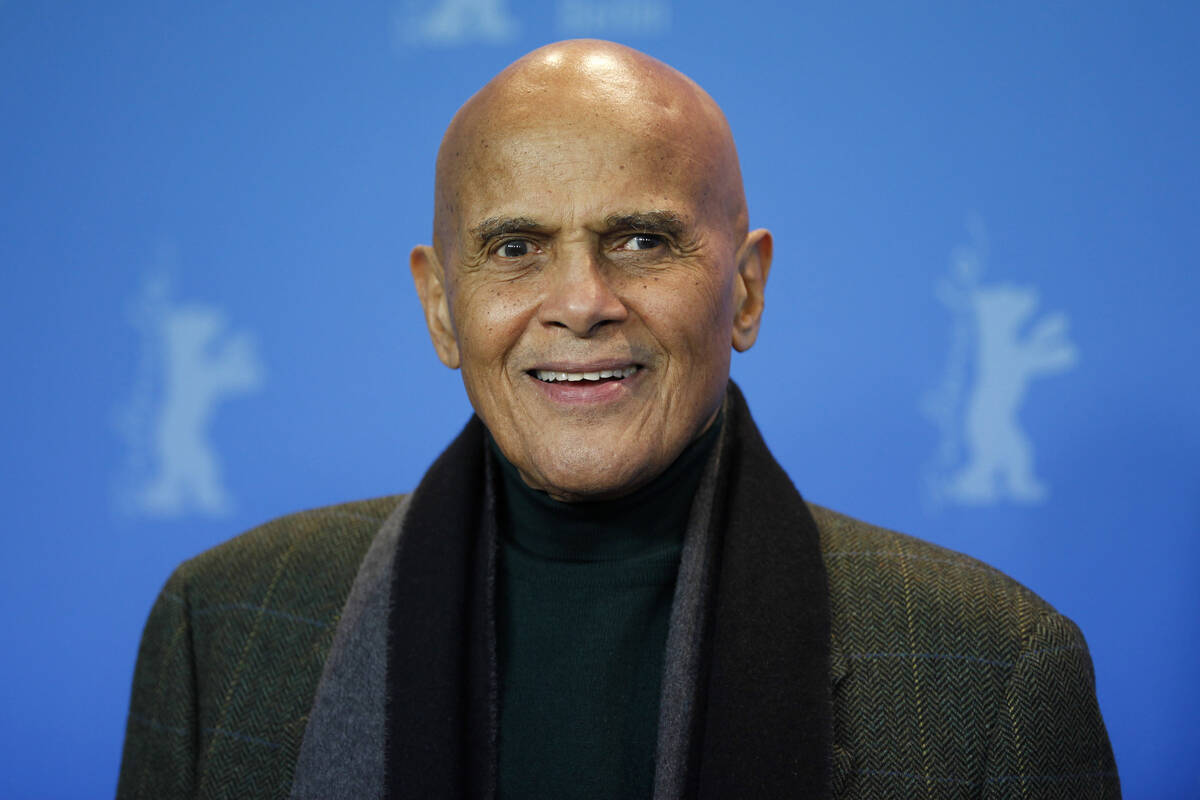 U.S. entertainer Harry Belafonte attends a photo-call about the movie Sing Your Song during the ...