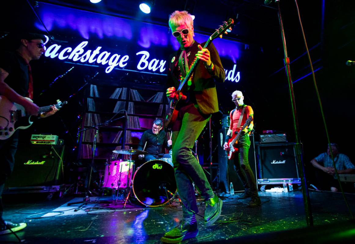 The Briefs perform during the Punk Rock Bowling music festival on Sunday, May 28, 2023, in down ...