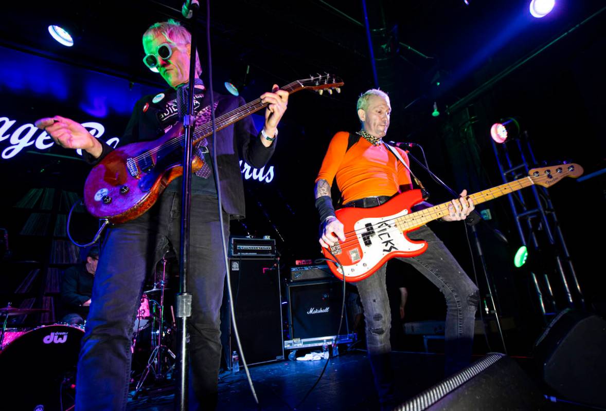 The Briefs perform during the Punk Rock Bowling music festival on Sunday, May 28, 2023, in down ...