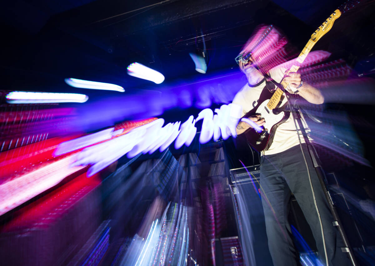 Wine Lips performs at Backstage Bar & Billiards during the Punk Rock Bowling music festival ...