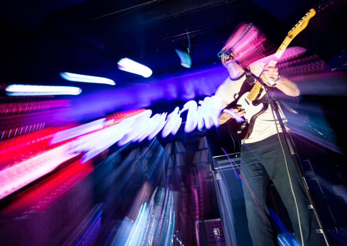 Wine Lips performs at Backstage Bar & Billiards during the Punk Rock Bowling music festival ...