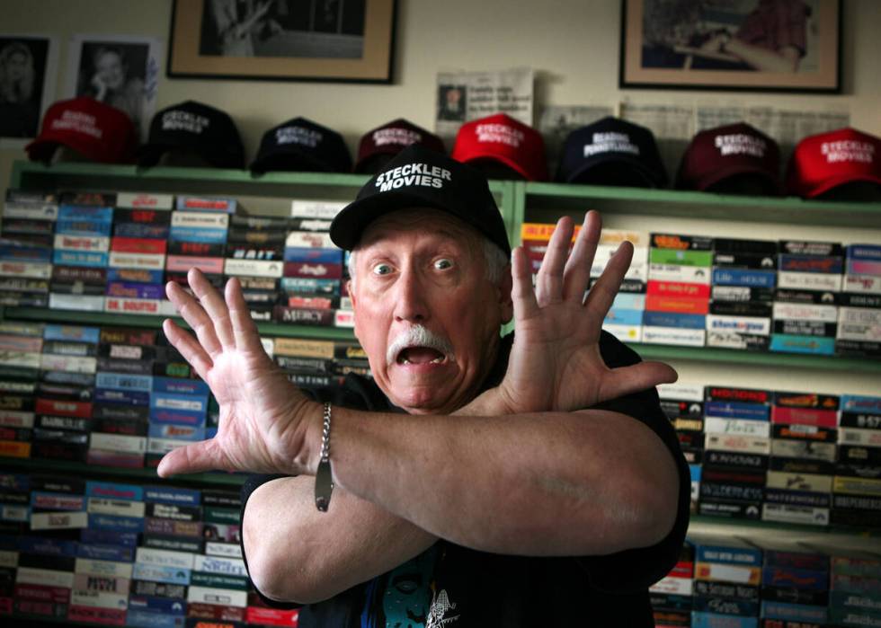 RJ FILE*** RONDA CHURCHILL/REVIEW-JOURNAL Veteran motion picture director Ray Dennis Steckler ...