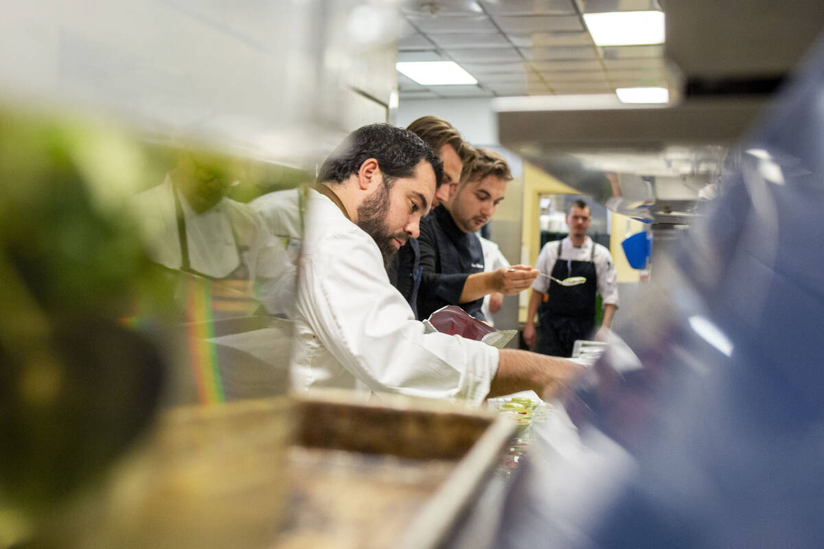 Chef Oscar Amador of Anima by EDO. (Las Vegas Review-Journal file)