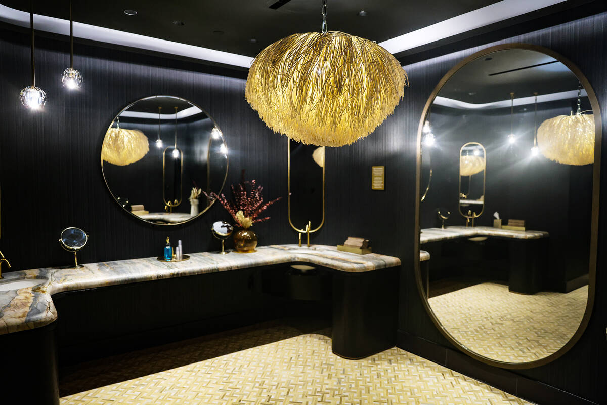 Ocean Prime, an upscale seafood and steakhouse restaurant chain, on the Strip in Las Vegas, Thu ...
