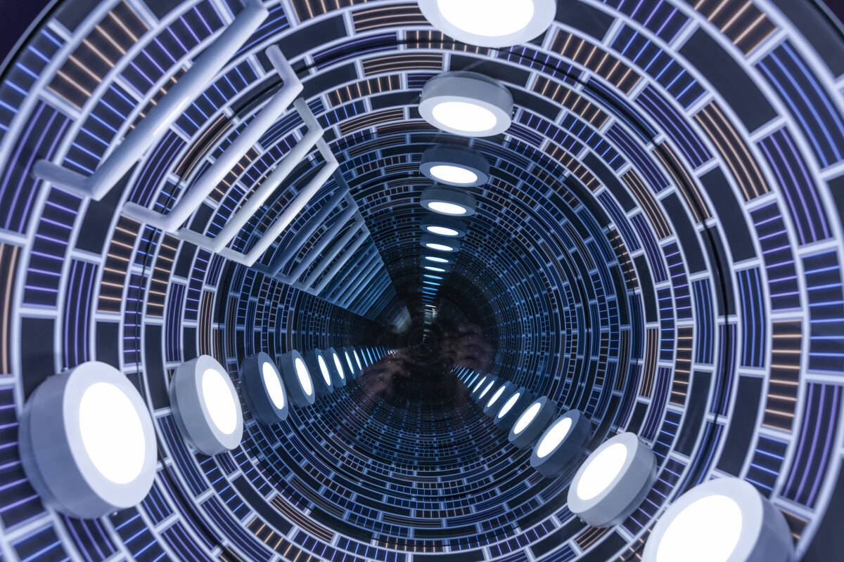 The Infinity Well inspired by “Alice in Wonderland,” at the Paradox Museum, a new ...