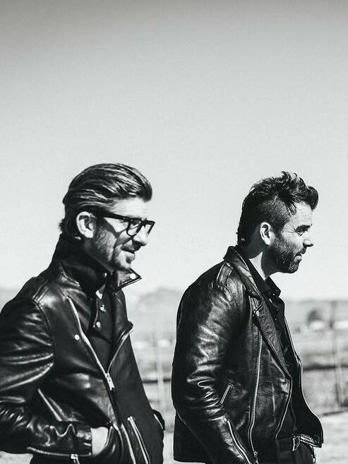 Stacey Gearing, left, and Franky Perez are shown in a promotional shot for Two Man Riot. The tw ...