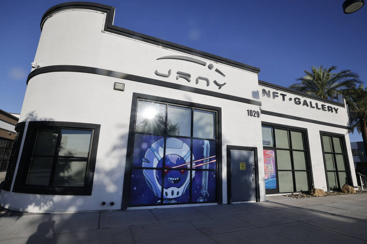 JRNY Gallery is seen on Main Street, Friday, July 7, 2023, in Las Vegas. (Chitose Suzuki/Las Ve ...