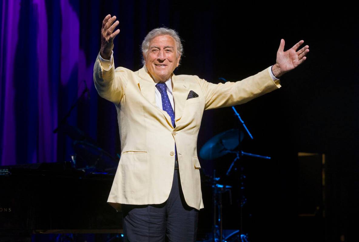 Tony Bennett performs in concert at The American Music Theatre on Sunday, Sept. 24, 2017, in La ...