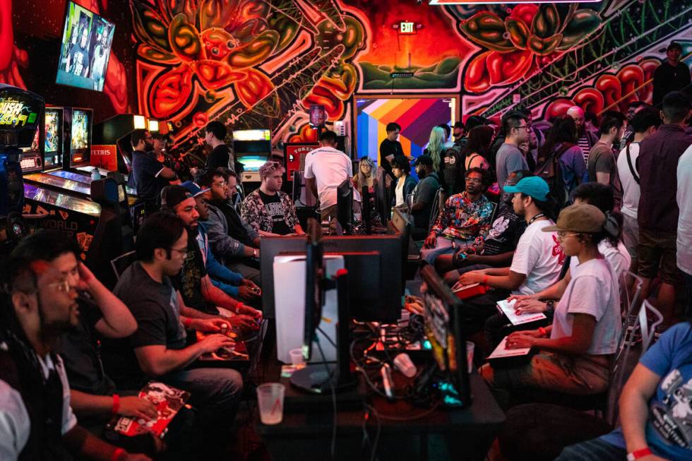 Asylum Arcade + Bar in Area15 near the Las Vegas Strip offers an all-day happy hour for Nevada ...