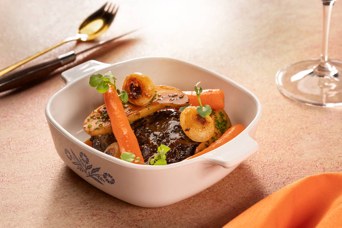 Wagyu pot roast is being served at the '80s prom event on Aug. 25 and Sept. 29, 2023, at Retro ...
