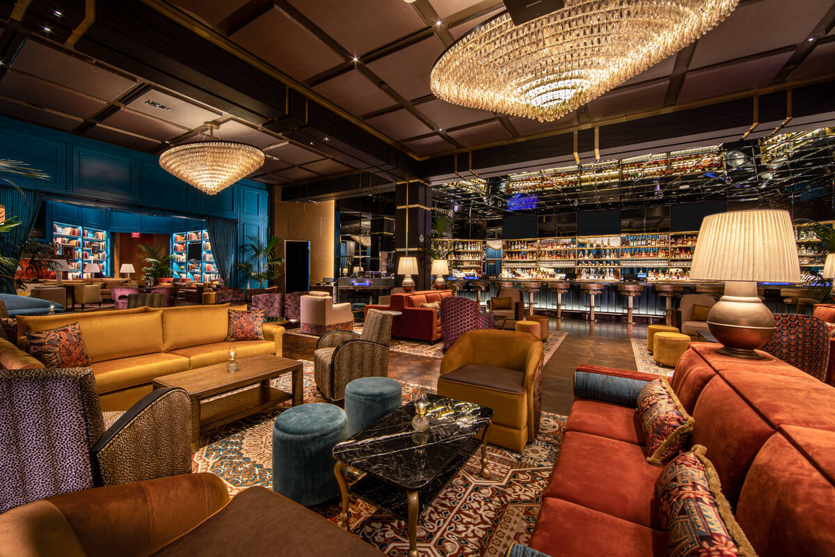 The main area at Juliet Cocktail Room, opening Aug. 7, 2023, in The Venetian on the Las Vegas S ...