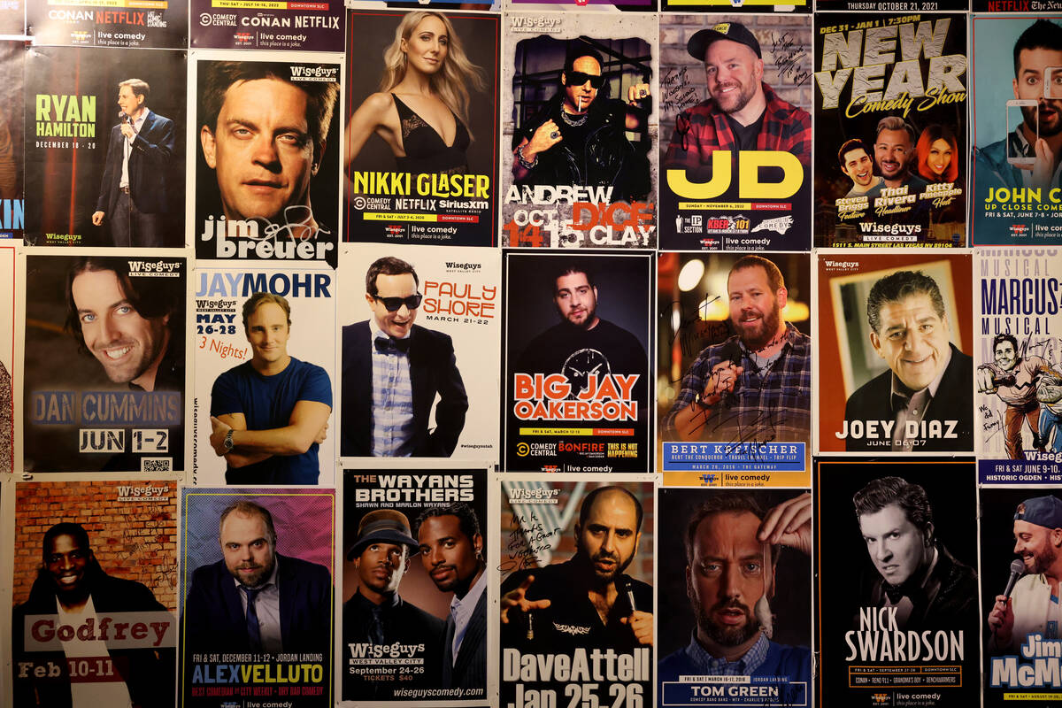 Wiseguys comedy club at Town Square in Las Vegas is shown Monday, Aug. 28, 2023. The second Las ...