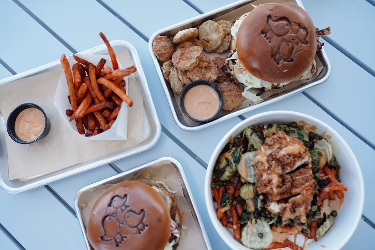 A selection of items from 3 Little Chicks, which debuted in southwest Las Vegas in October 2023 ...