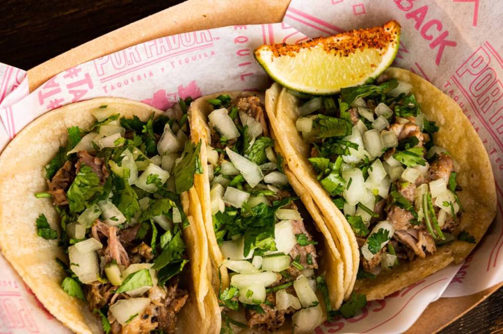 Más Por Favor Taqueria y Tequila in Chinatown Las Vegas offers street taco specials on its ...