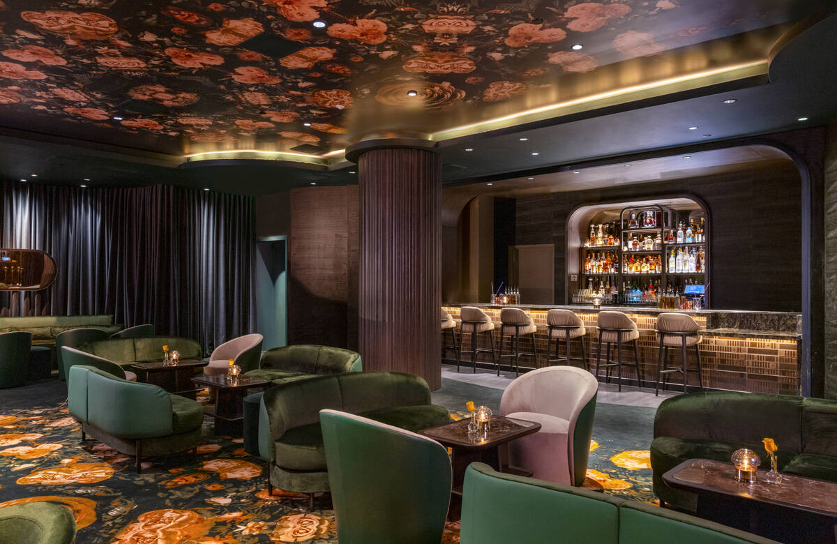 Easy's Cocktail Lounge unfolds behind Easy Donuts in Proper Eats food hall at Aria Resort on th ...