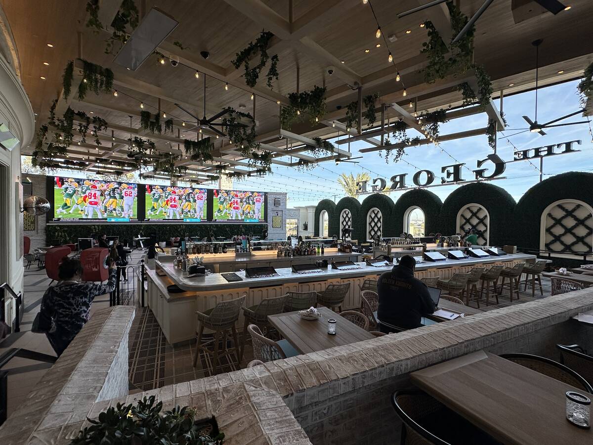 A view of The George Sportsmen’s Lounge at Durango Resort & Casino on Monday, Dec. 4, 2023. ( ...