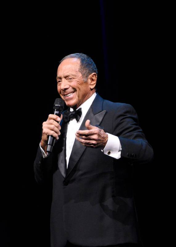 LAS VEGAS, NEVADA - DECEMBER 13: Paul Anka performs onstage during the Fontainebleau Las Vegas ...