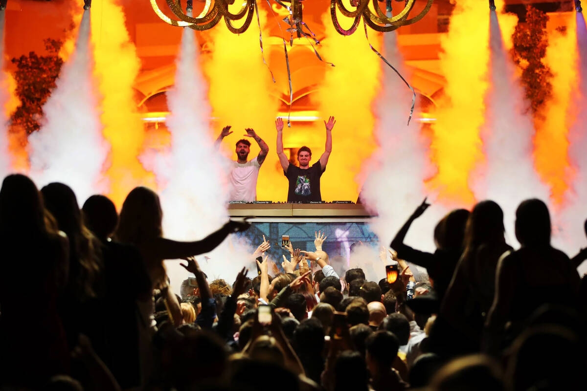 The Chart-Topping Duo The Chainsmokers Headline at XS Nightclub inside Wynn Las Vegas. (Danny M ...