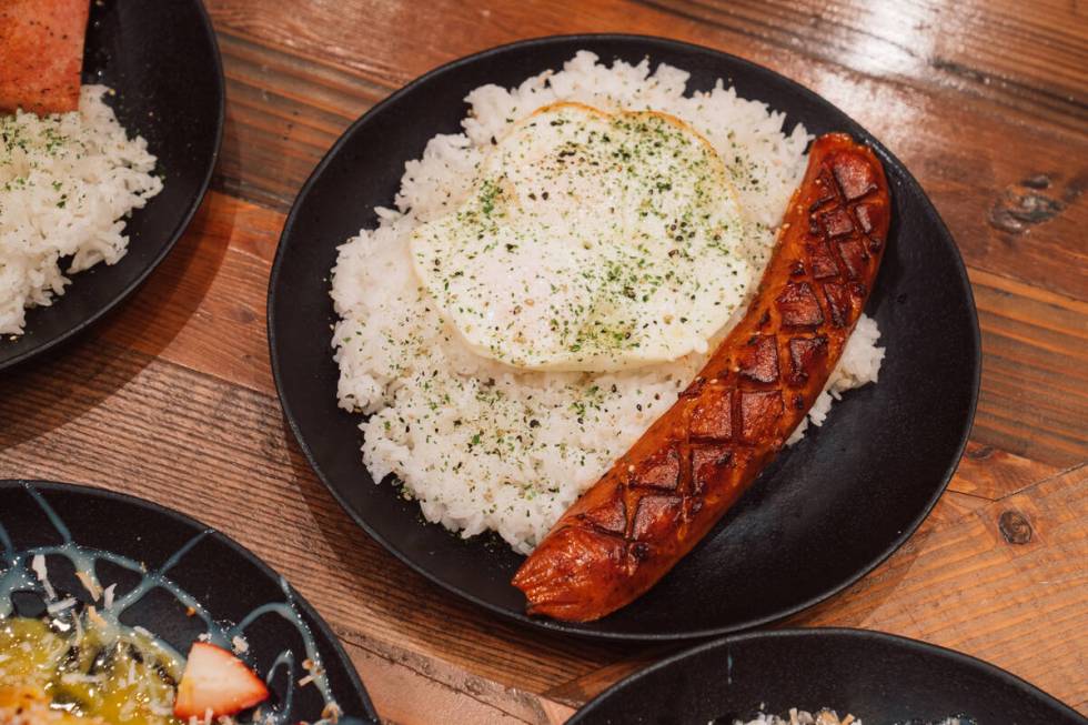 Ai Pono Café in Eat Your Heart Out food hall in Durango casino, southwest Las Vegas, has intro ...