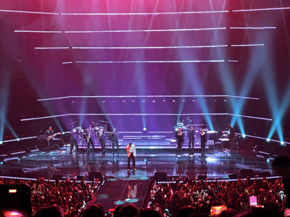 Justin Timberlake performs at the opening of BleauLive Theater at BleauLive Theater at Fontaine ...