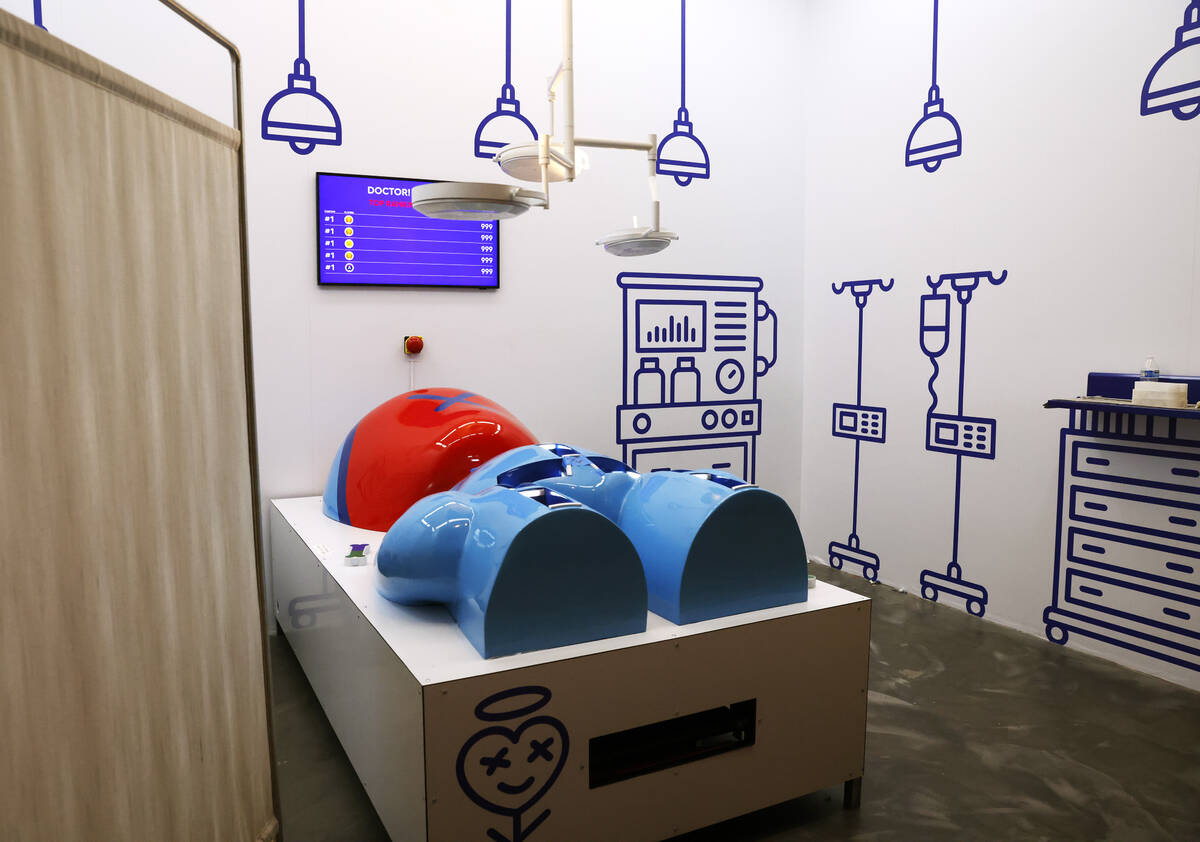 Doctor Doctor game is seen at Play Playground, a colorful interactive non-gaming venue, is seen ...