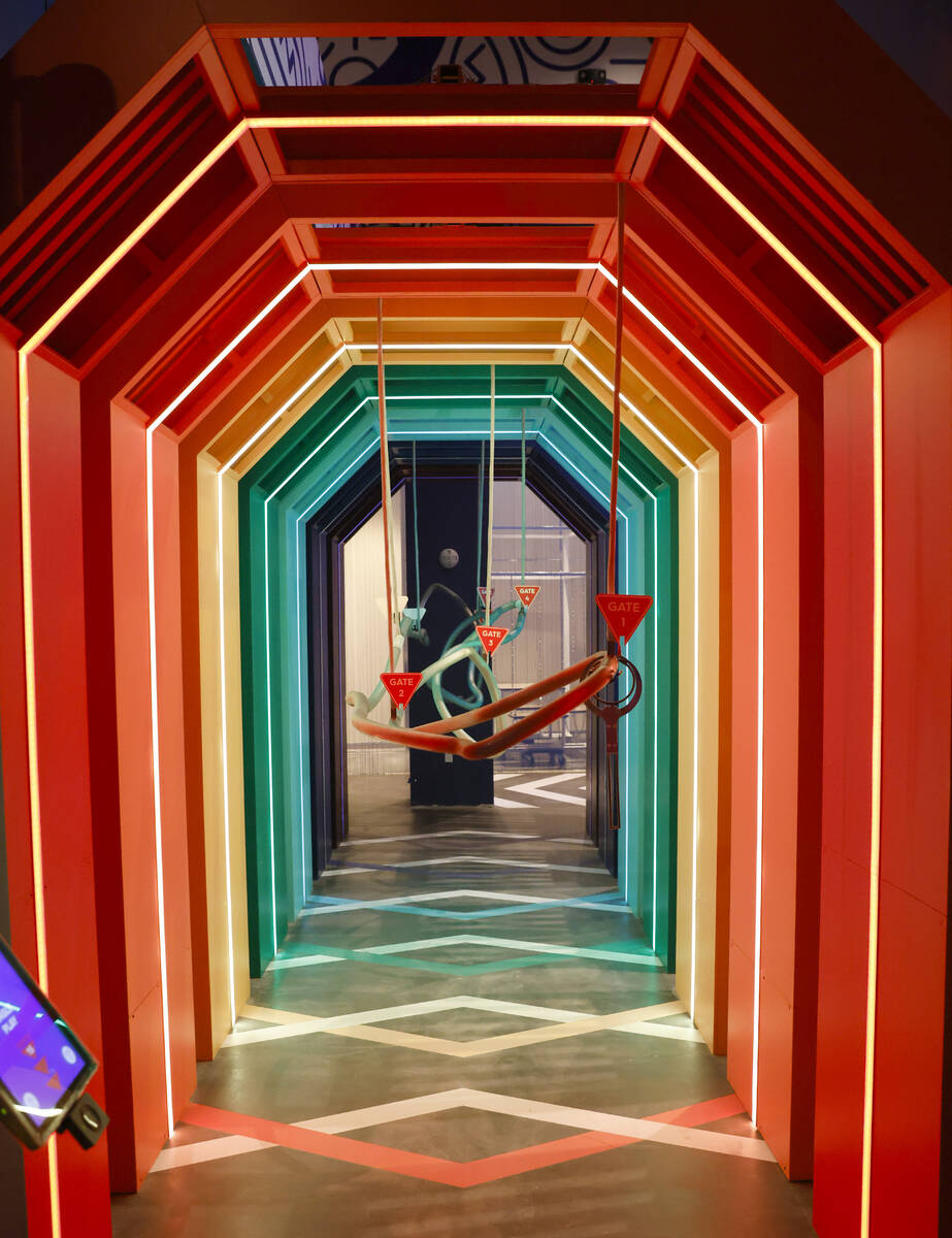 Ringer Run game is seen at Play Playground, a colorful interactive non-gaming venue, is seen at ...