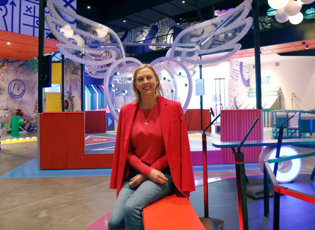 Jennifer Worthington, co-founder of Play Social, which operates Play Playground, a colorful int ...