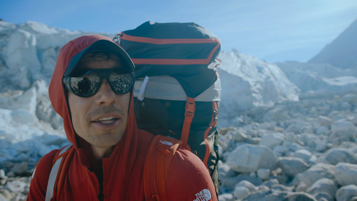 Alex Honnold exiting Daugaard-Jensen. (photo credit: National Geographic/Richard Ladkani)