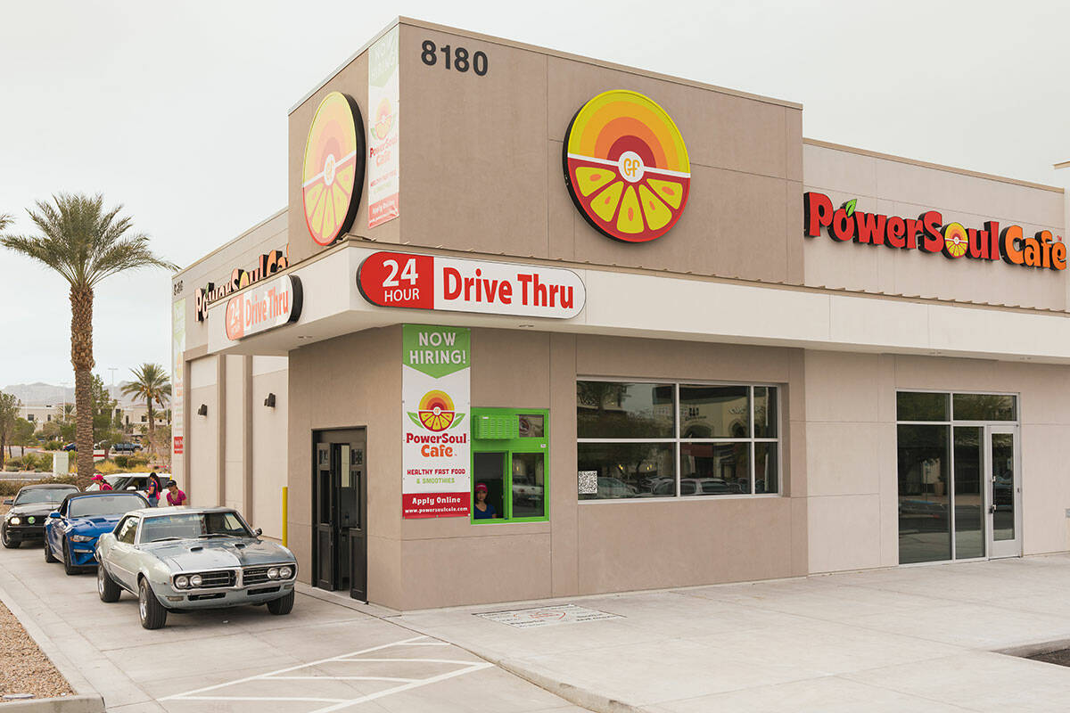 PowerSoul Cafe's location at 8180 W. Warm Springs Road in Las Vegas. (PowerSoul Cafe)