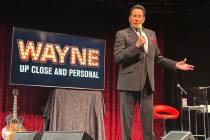 Wayne Newton is shown at the Flamingo on Saturday, Feb. 3, 2024. (John Katsilometes/Las Vegas R ...