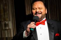 Randal Keith performs during rehearsal for "A Vegas Room Christmas" at The Vegas Room ...