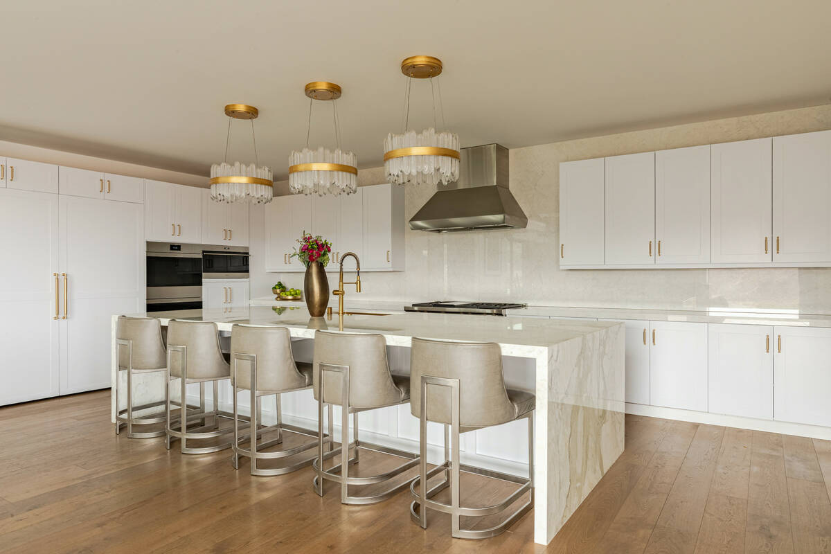 Shown is the Las Vegas luxury Airbnb offered as part of a Christina Aguilera VIP package for he ...