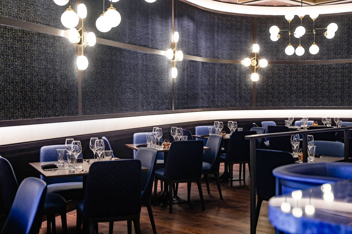 The dining room at Emmitt’s, located at the Fashion Show mall in Las Vegas, Monday, Feb. 26, ...
