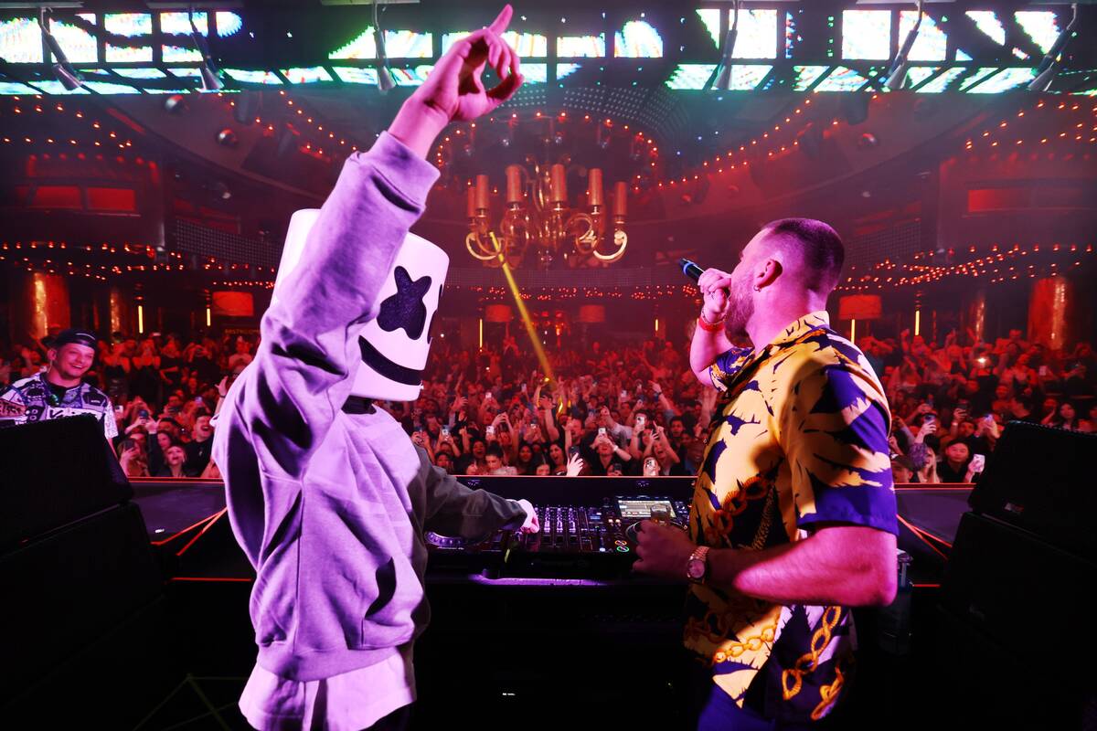 Kansas City Chiefs Party at XS Nightclub inside Wynn Las Vegas on Feb. 24, 2024. (XS Nightclub ...