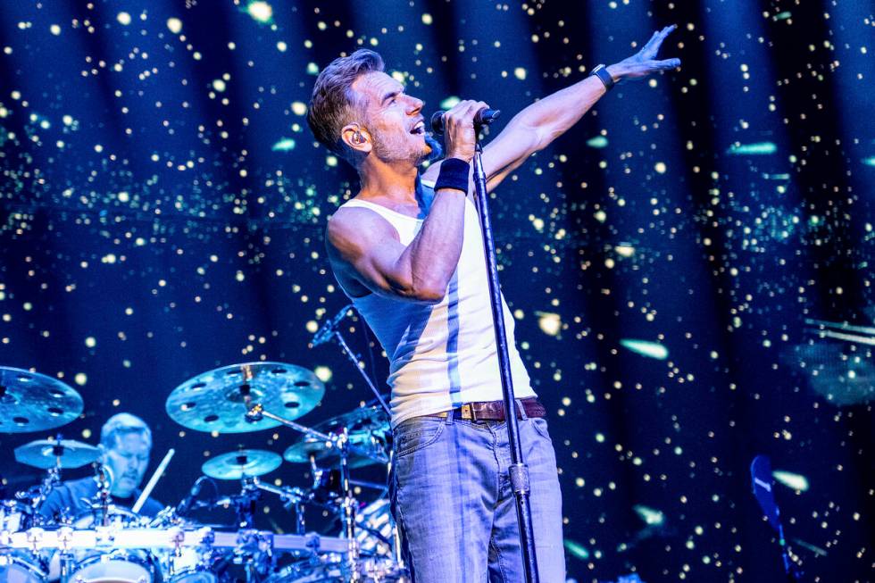 Nick Hexum of 311 performs during KROQ Almost Acoustic Christmas on Saturday, Dec. 9, 2023, at ...