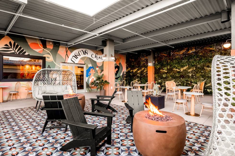 The patio at Mama Chai’s in Chinatown Las Vegas. (Mama Chai’s)