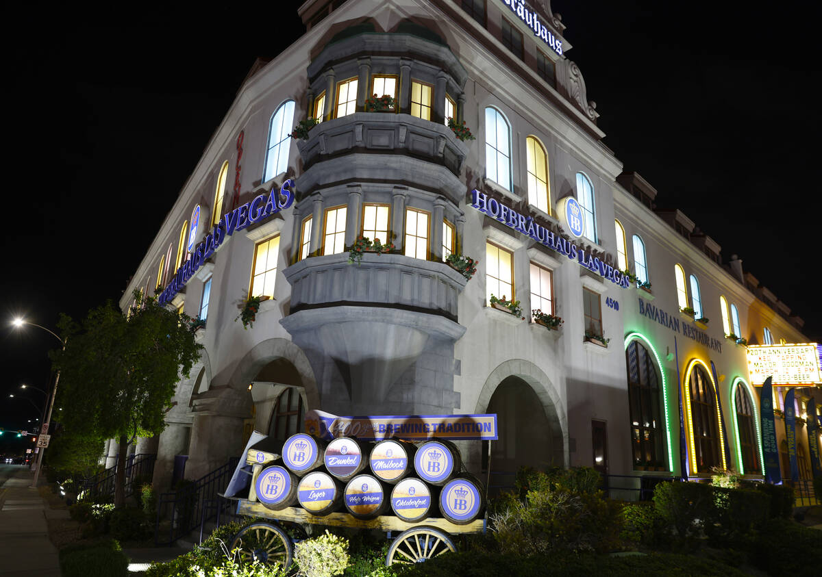 Hofbräuhaus Las Vegas pictured, on Thursday, March 7, 2024. Germany's oldest beer hall and ...