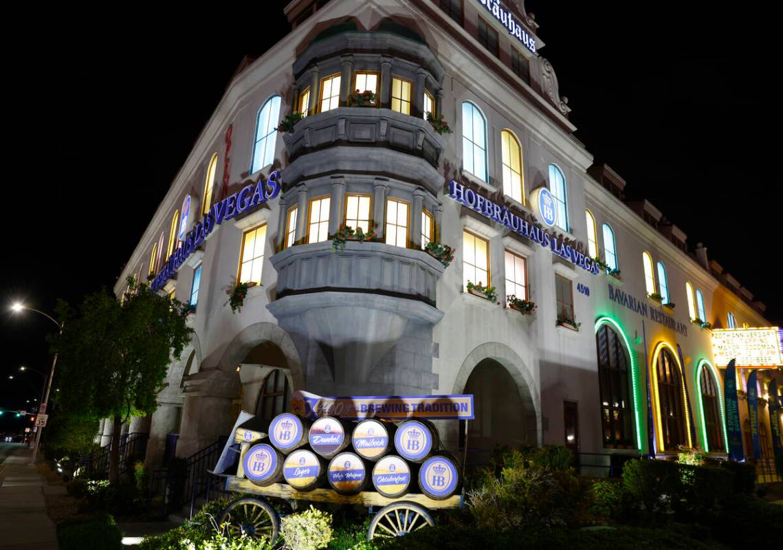Hofbräuhaus Las Vegas pictured, on Thursday, March 7, 2024. Germany's oldest beer hall and ...